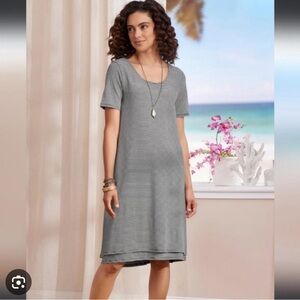 NWT Soft Surroundings Camille T-Shirt Dress Size S